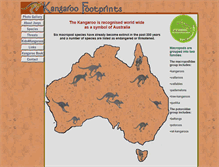 Tablet Screenshot of kangaroofootprints.com.au